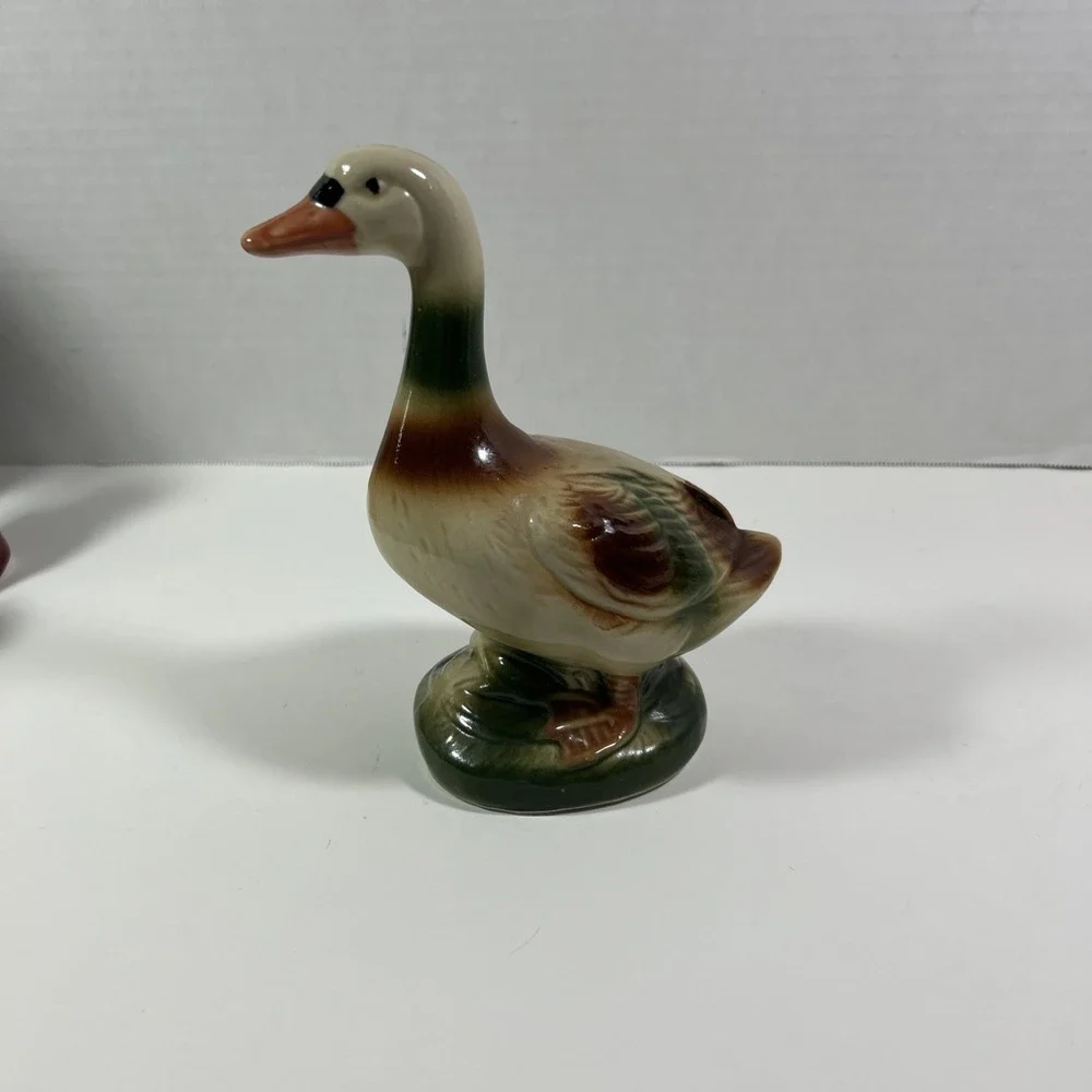 Made In Brazil Ceramic Mallard Duck Statue‎ Figurine Hunting